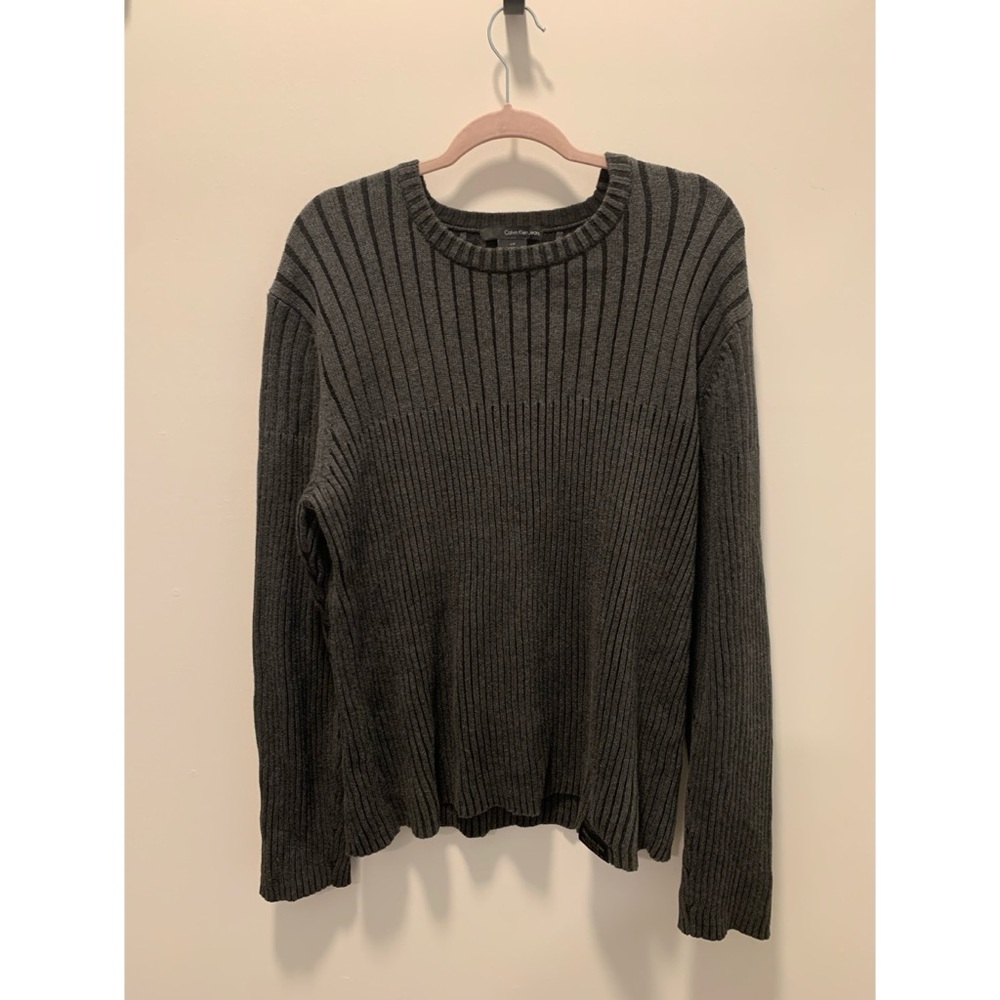 Calvin Klein Oversized Ribbed Knit Sweater - Picture 4 of 6